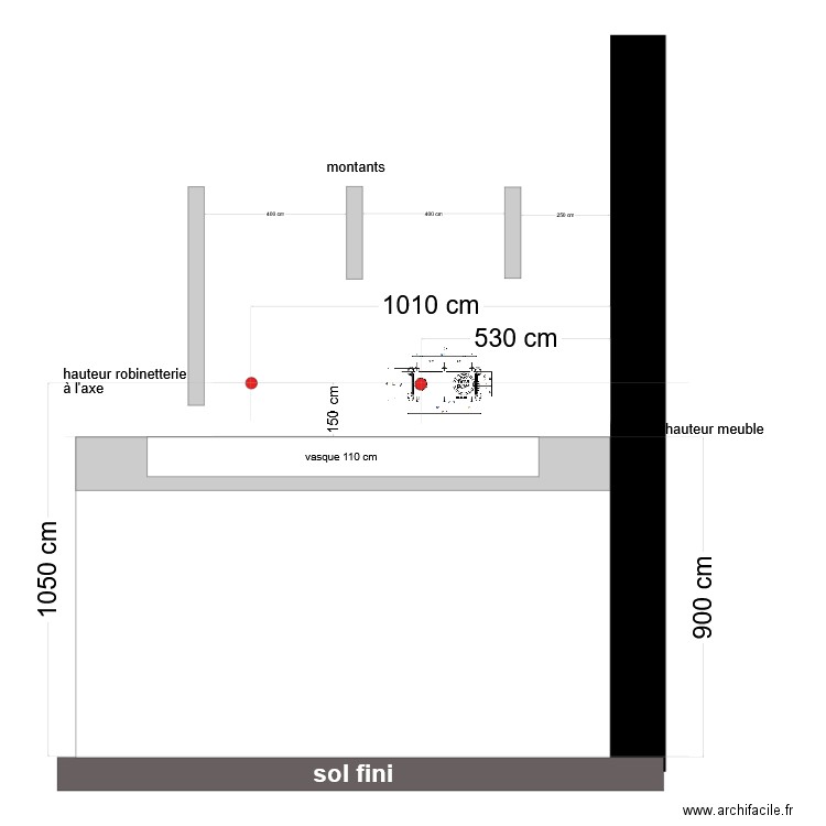 Duquesne - R0 robinetterie corps encastrés. Plan de 0 pièce et 0 m2