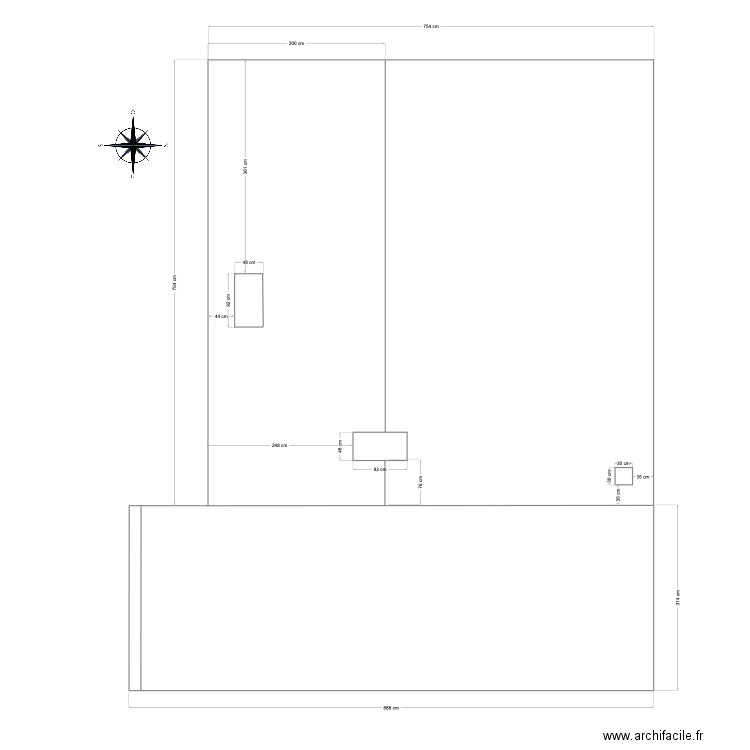 plan toiture. Plan de 0 pièce et 0 m2