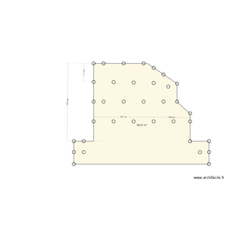 hourtin 2. Plan de 1 pièce et 36 m2