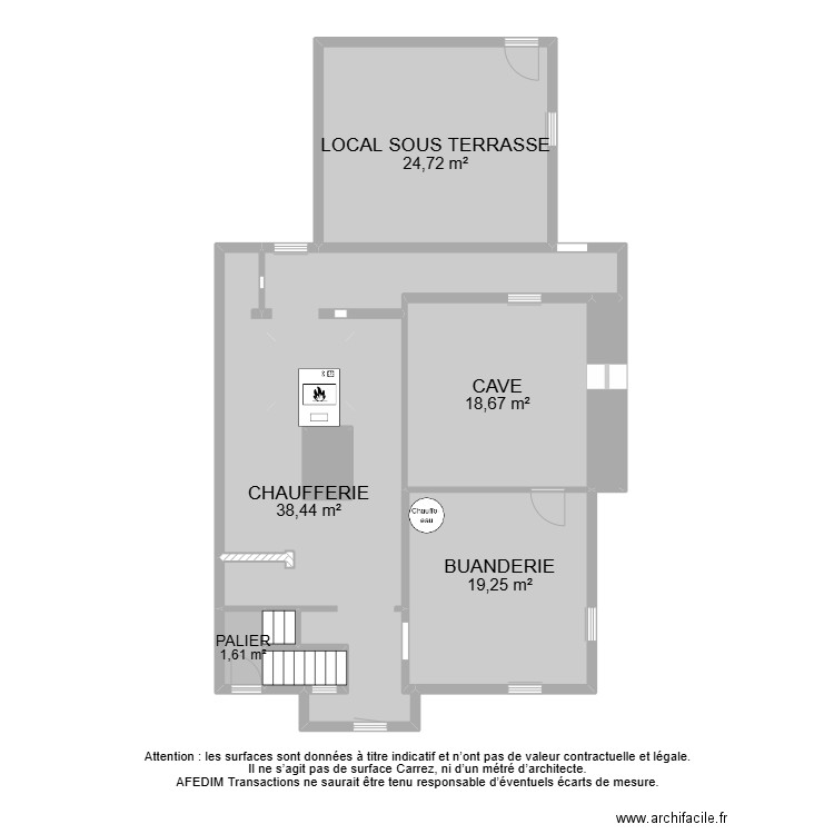 BI 24886. Plan de 46 pièces et 383 m2