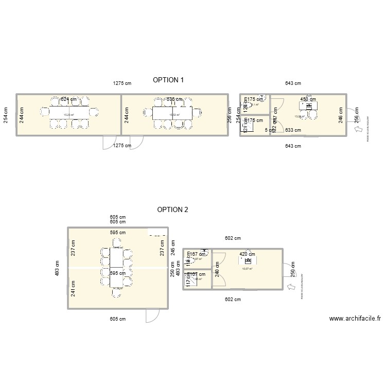 RIVE DE GIER  MAIRIE. Plan de 9 pièces et 89 m2