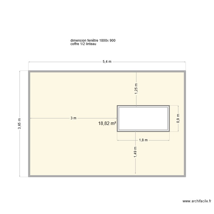 facade 3 construction. Plan de 1 pièce et 19 m2