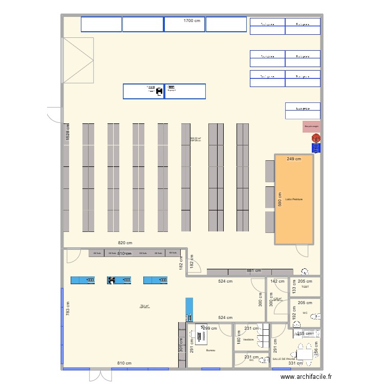 Gerzat v2. Plan de 10 pièces et 405 m2