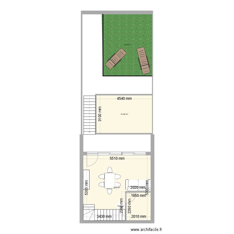 PENISCOLA. Plan de 2 pièces et 43 m2