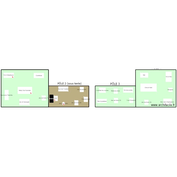 Plan Lanniron. Plan de 4 pièces et 4915 m2