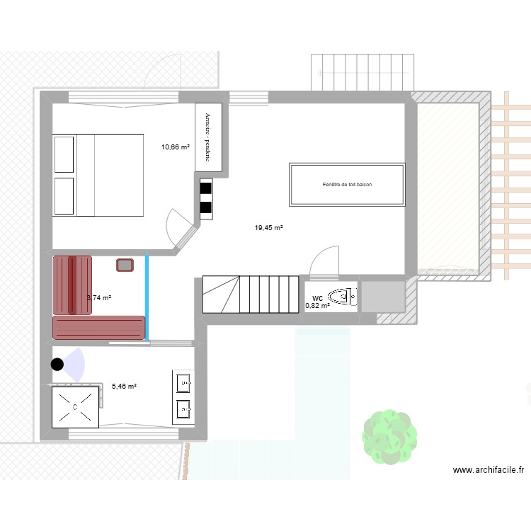 4 bis Baulers rez bis. Plan de 17 pièces et 152 m2