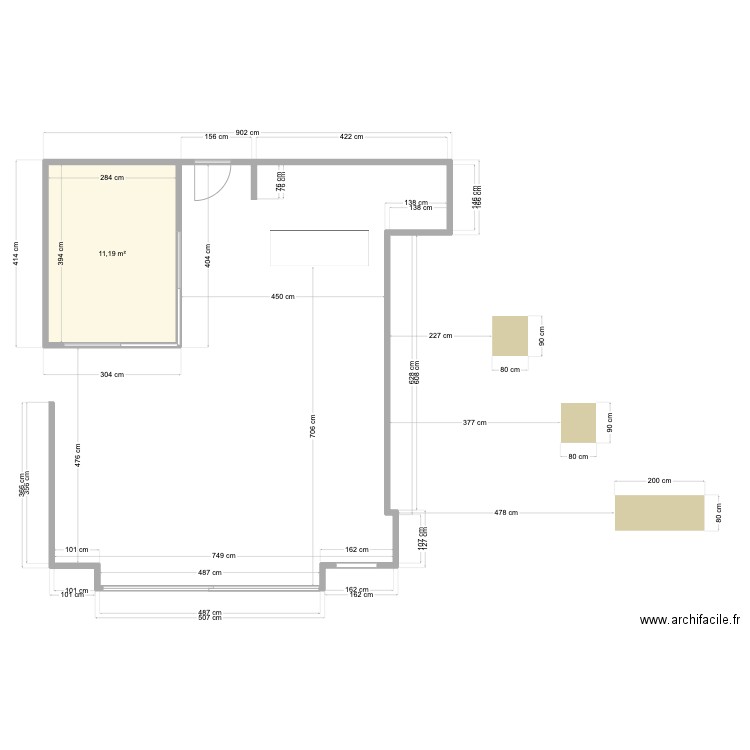 MARINE PARADE LIVING ROOM. Plan de 1 pièce et 11 m2