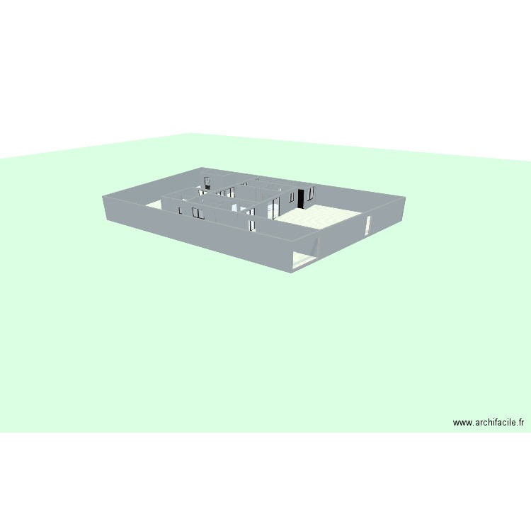 BRETI 3. Plan de 20 pièces et 418 m2