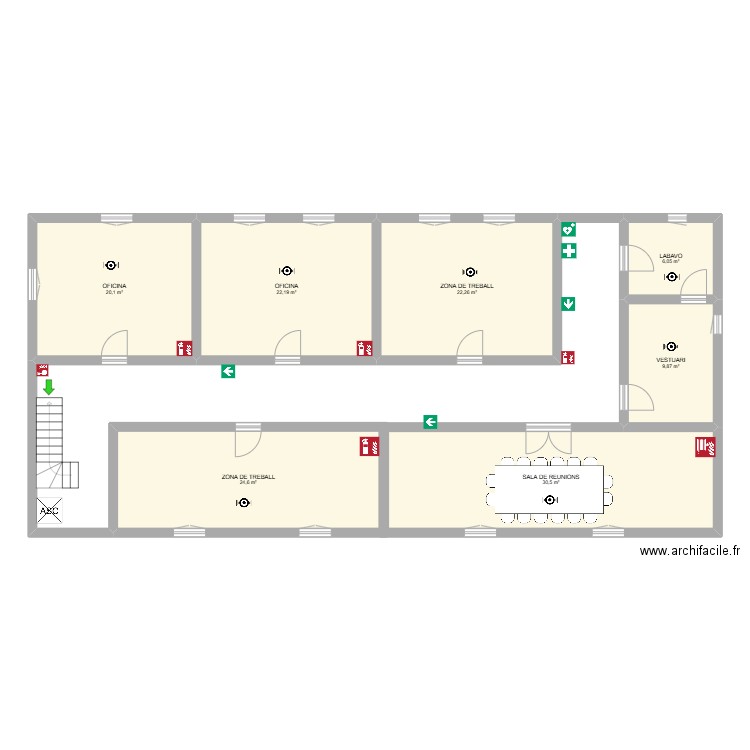 Planol_planta_2. Plan de 7 pièces et 136 m2