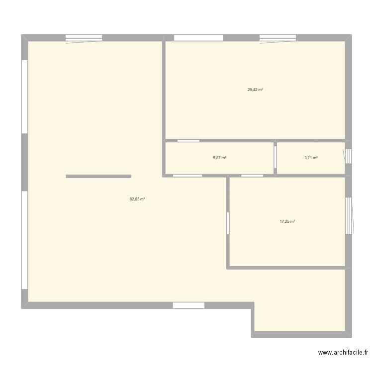 omargh4. Plan de 5 pièces et 139 m2