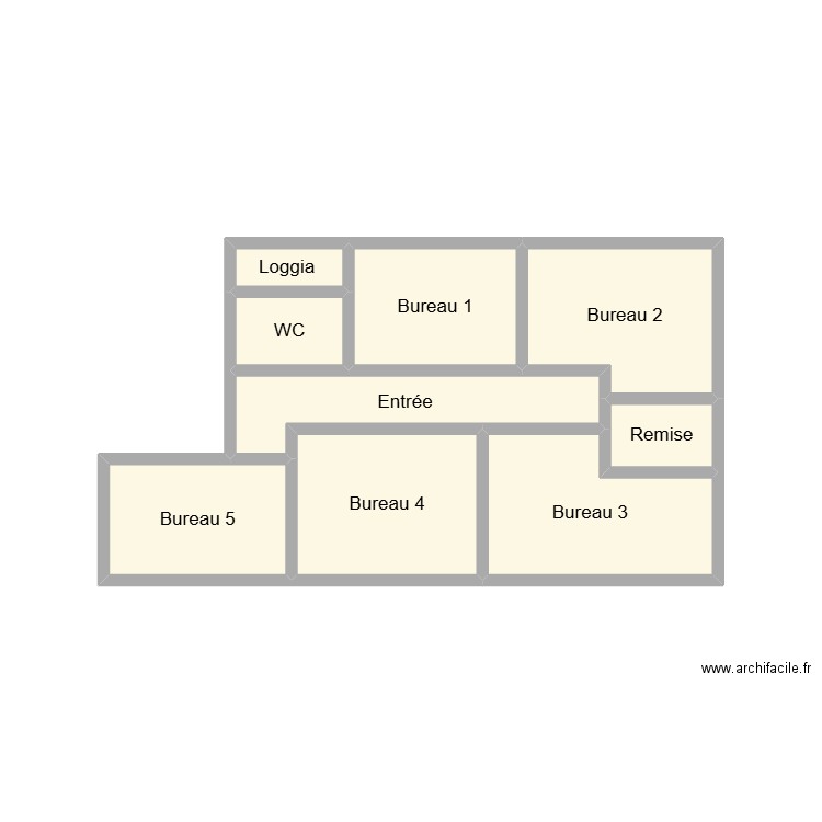 2412 SCI RJM R+2 GAUCHE. Plan de 9 pièces et 14 m2