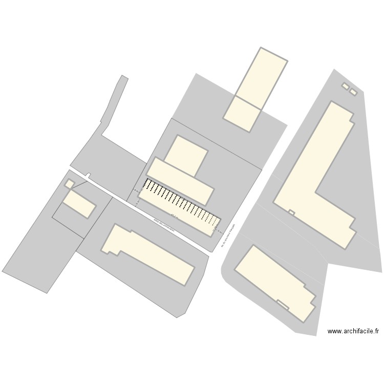 Plan parking n2. Plan de 14 pièces et 4963 m2