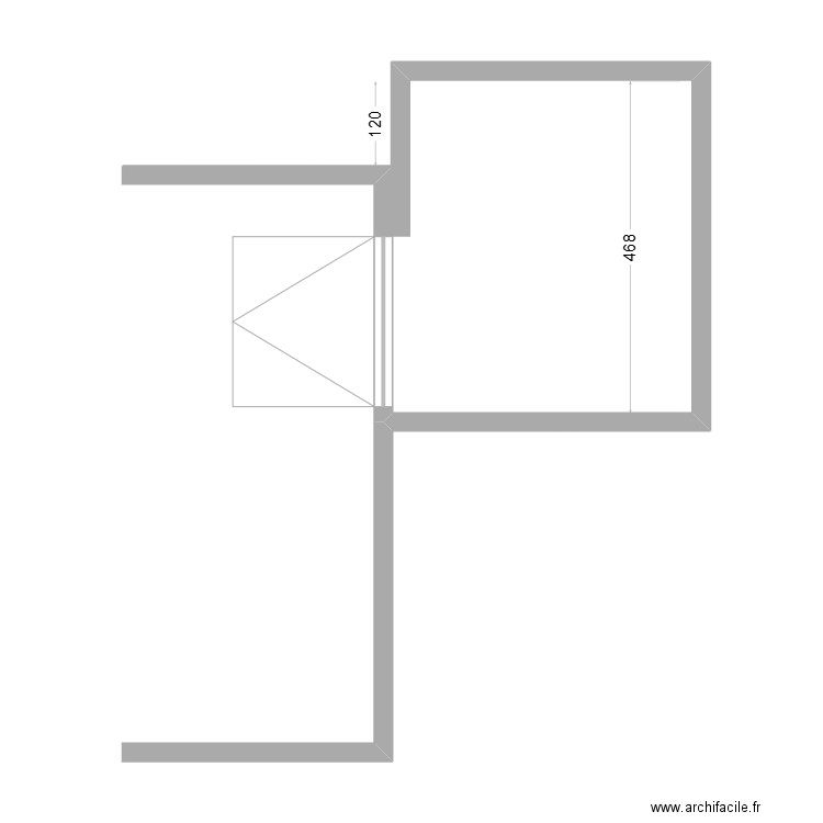 Espace porte garage. Plan de 0 pièce et 0 m2