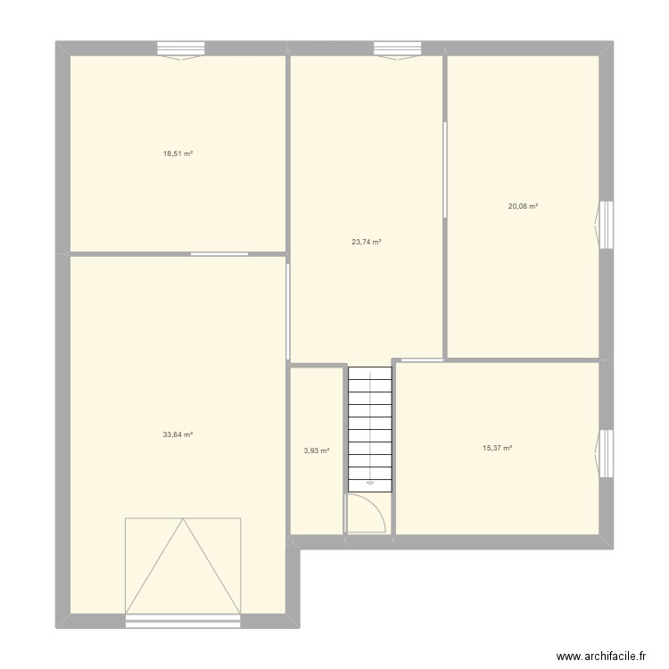 Maison Pfaffenheim plan sous-sol. Plan de 6 pièces et 115 m2