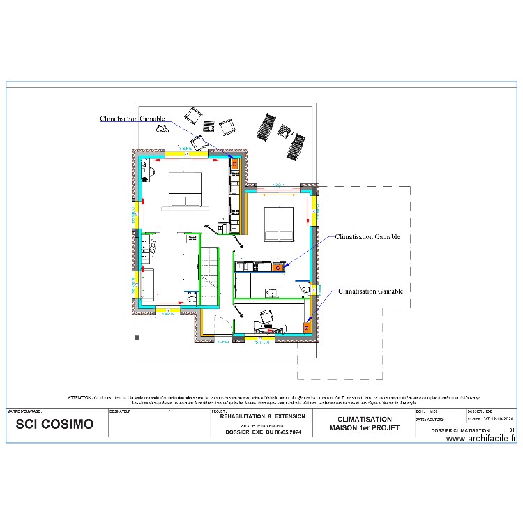 plan r+1. Plan de 0 pièce et 0 m2