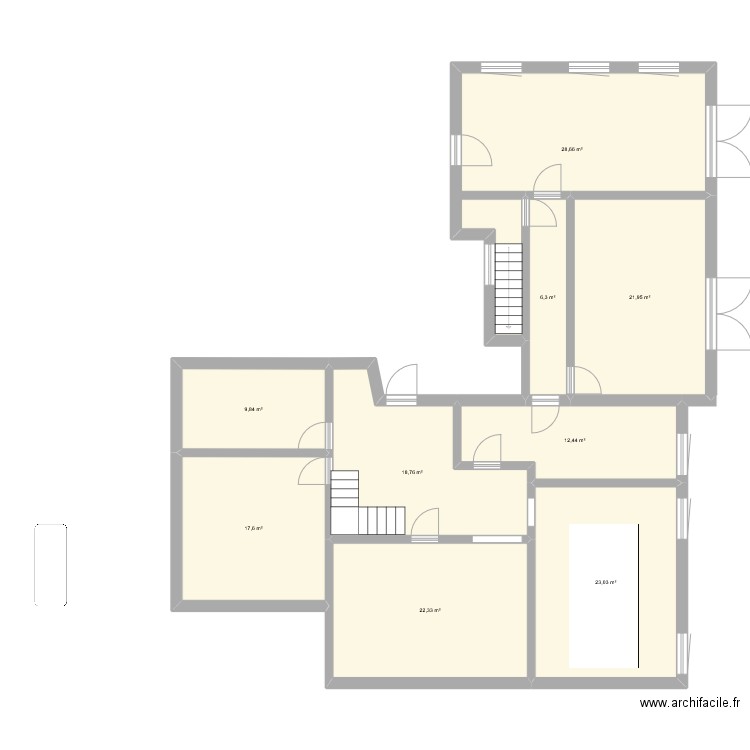 test2. Plan de 9 pièces et 161 m2