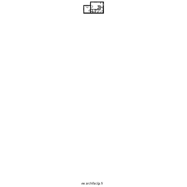 JF Collard. Plan de 8 pièces et 37 m2