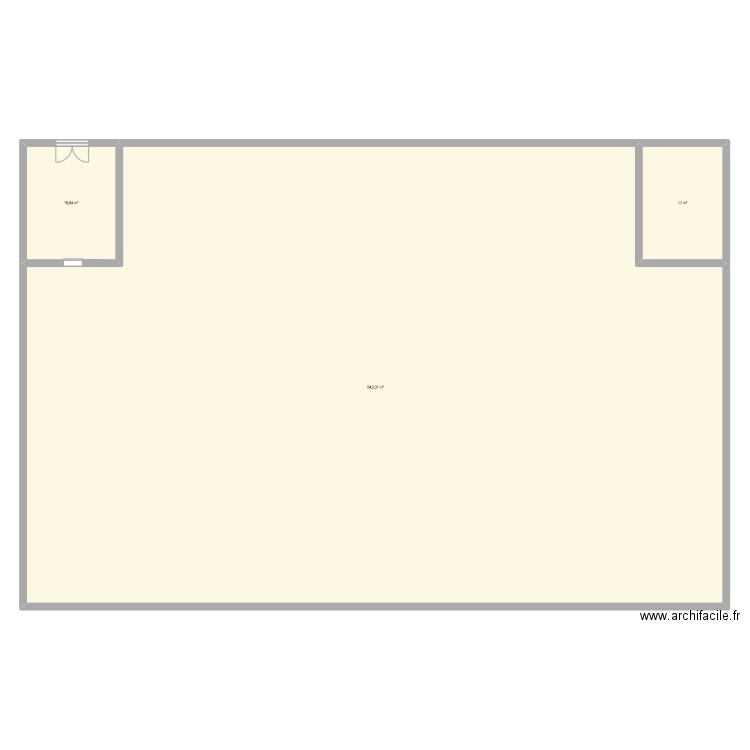 habitat. Plan de 3 pièces et 578 m2