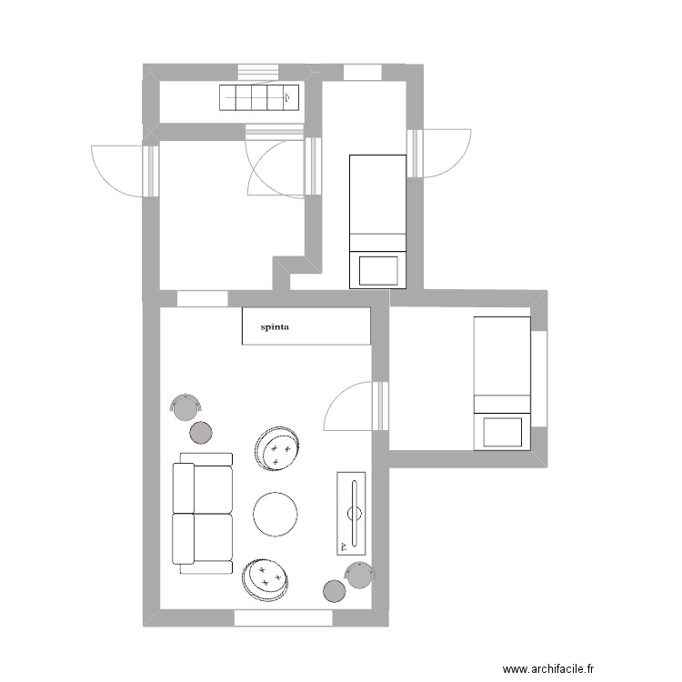 Antras aukštas. Plan de 0 pièce et 0 m2