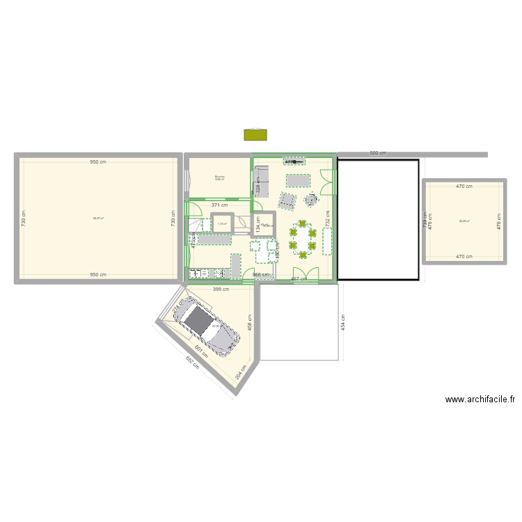 Maison Choisy 1. Plan de 7 pièces et 180 m2