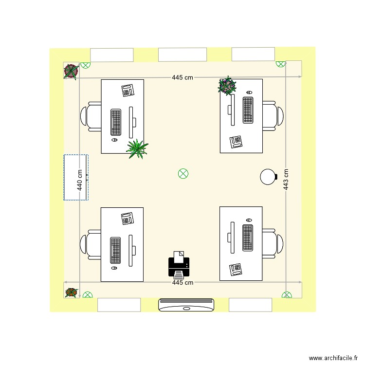 Bureau 2 . Plan de 0 pièce et 0 m2