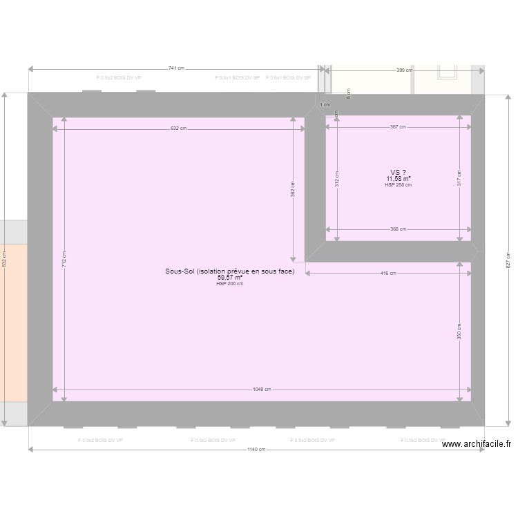 MICHON. Plan de 29 pièces et 376 m2