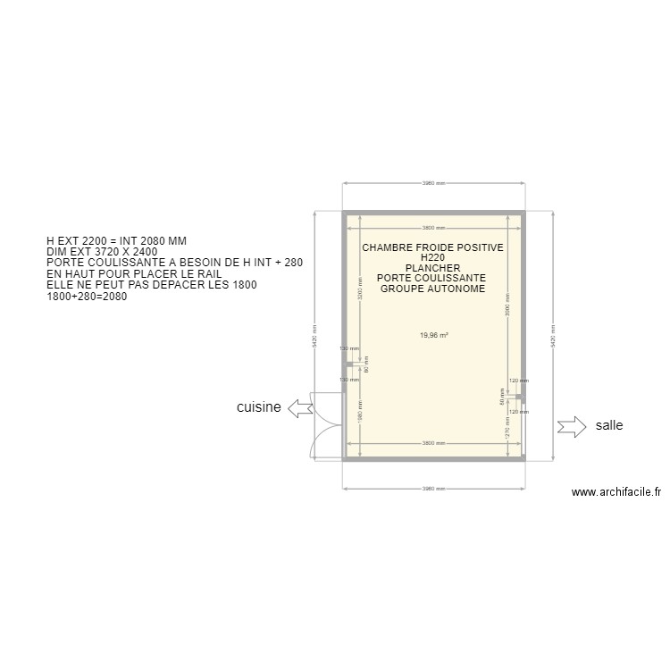 NAPOLI. Plan de 1 pièce et 20 m2