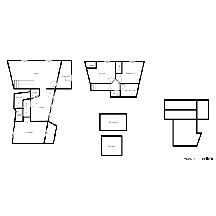 ROUSSEL SH Janzé. Plan de 20 pièces et 132 m2