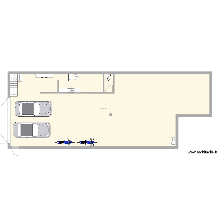 Maison_HMTG_Sous_sol_V1.0. Plan de 1 pièce et 162 m2