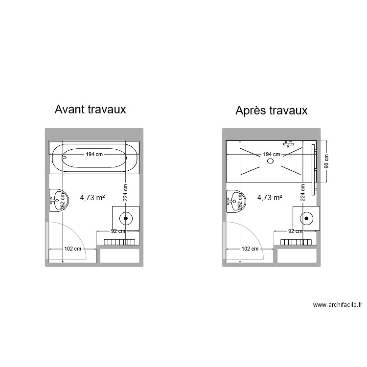 BONNAUD Tristan. Plan de 4 pièces et 10 m2