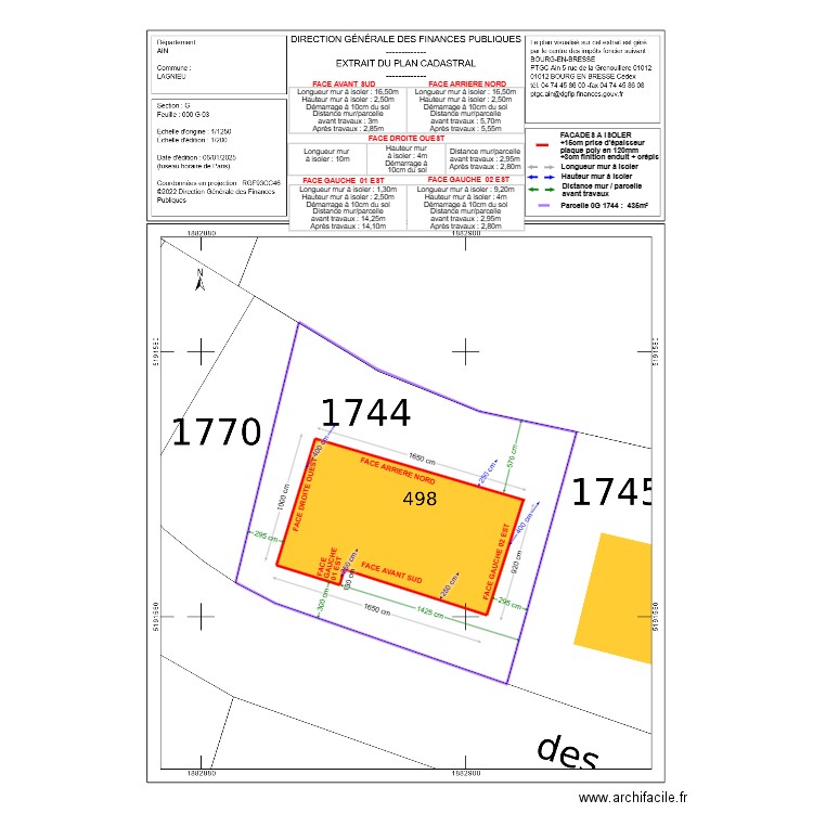 DP02 BARONNET. Plan de 0 pièce et 0 m2