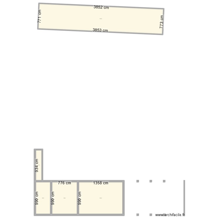 Crémade. Plan de 5 pièces et 570 m2