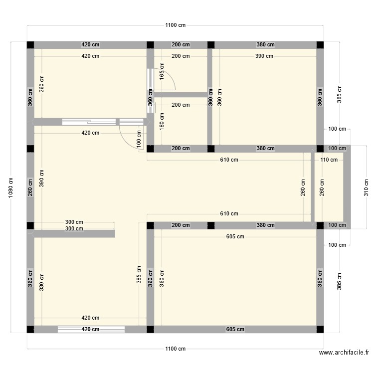 Home_0. Plan de 7 pièces et 103 m2