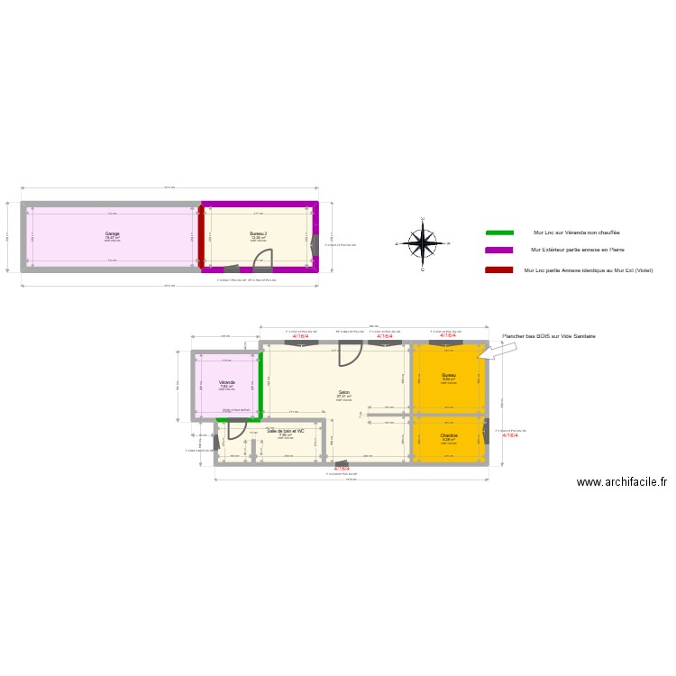 ML25000636. Plan de 7 pièces et 91 m2