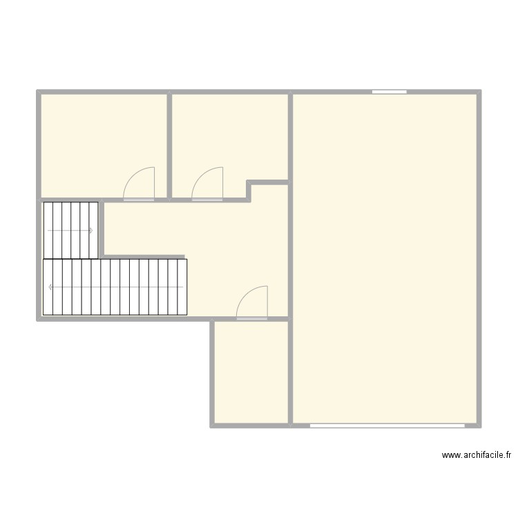 salbris. Plan de 5 pièces et 81 m2