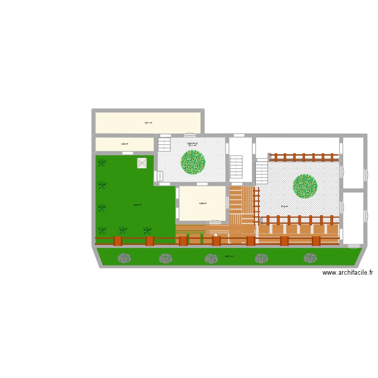 tamazight2. Plan de 7 pièces et 186 m2