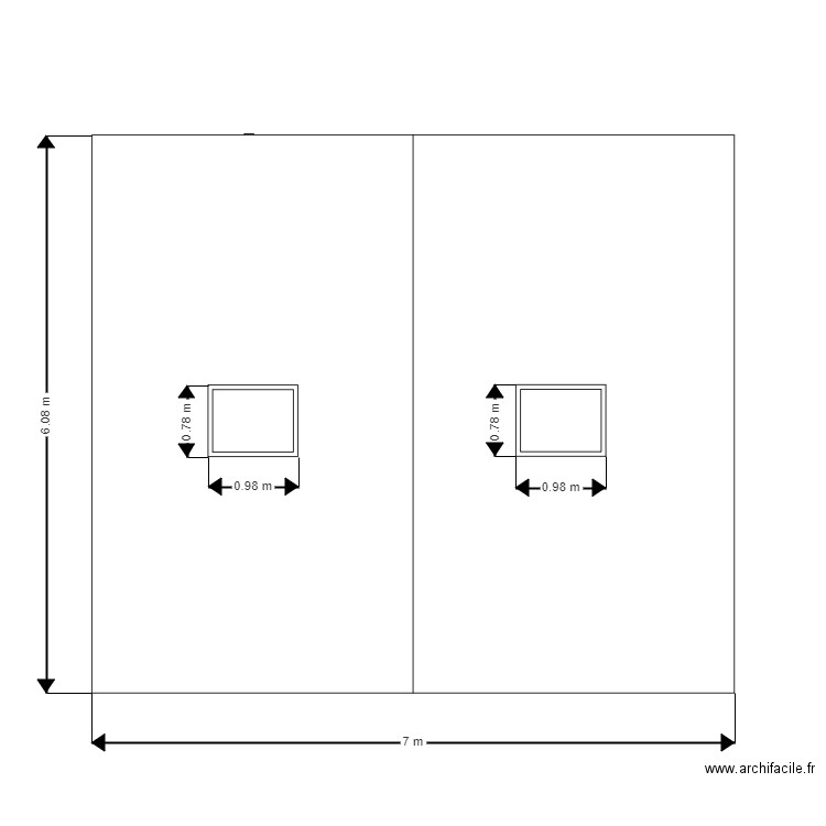 plan fabrice. Plan de 0 pièce et 0 m2