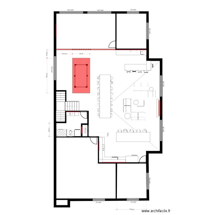 grondin garage Menuiserie2. Plan de 7 pièces et 225 m2