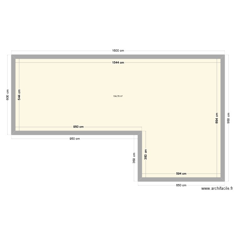 Plan Jean. Plan de 13 pièces et 160 m2