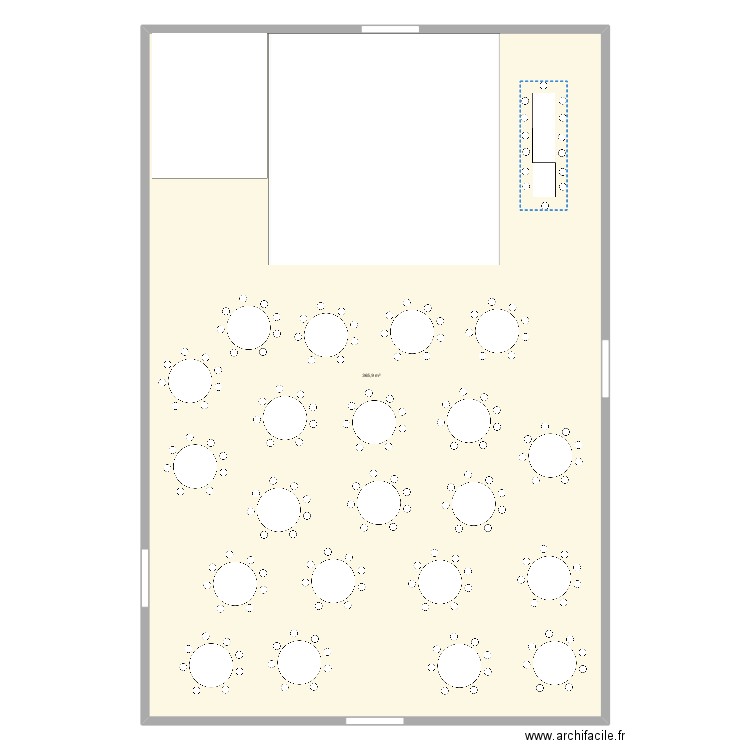 Plan de table wedding. Plan de 1 pièce et 366 m2