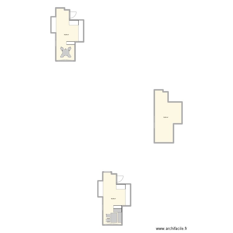 Flo. Plan de 3 pièces et 53 m2