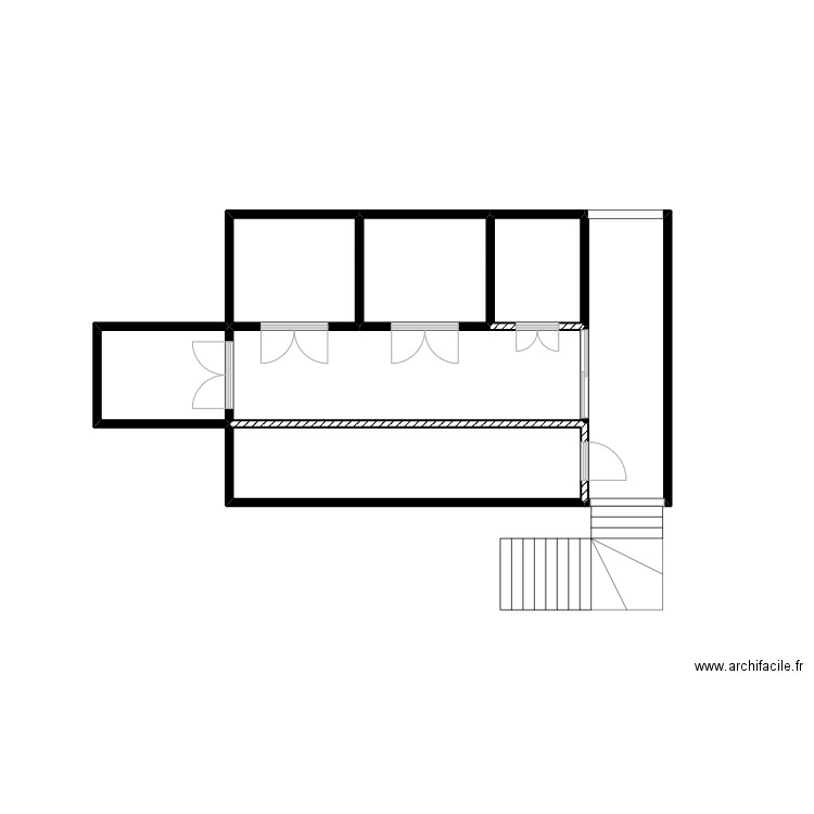 Expertise center. Plan de 8 pièces et 194 m2