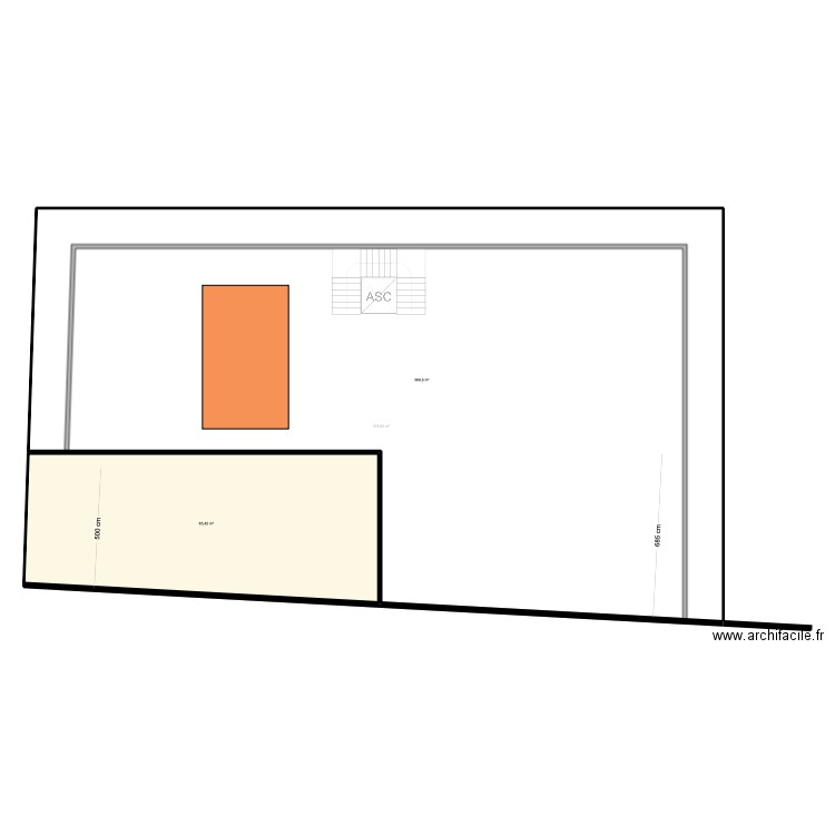 TERRAIN AMATH SAINT LOUIS V2. Plan de 3 pièces et 853 m2