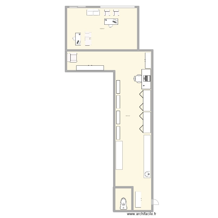 Plan Optique Havard. Plan de 3 pièces et 201 m2