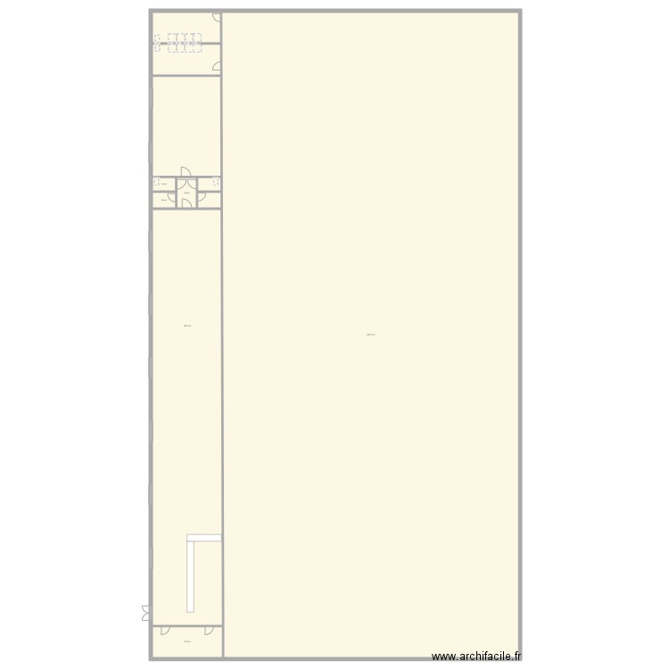 PADEL V2. Plan de 6 pièces et 2211 m2