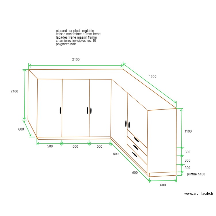 placard entree. Plan de 0 pièce et 0 m2