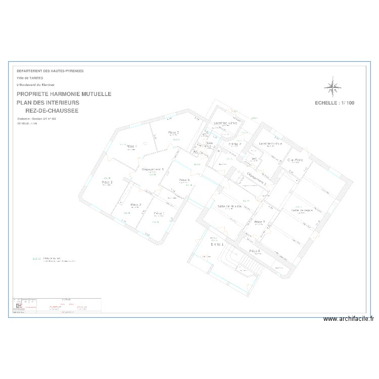 Tarbes 9. Plan de 0 pièce et 0 m2