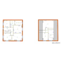 Plan implantation electricité R+1 et R+2