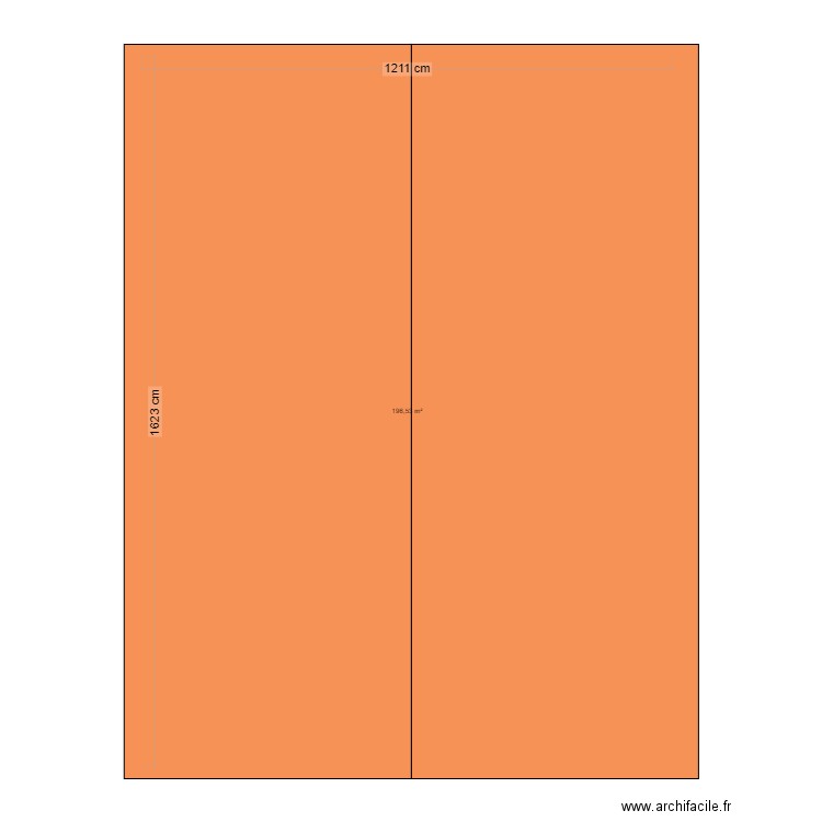 habitation. Plan de 1 pièce et 197 m2