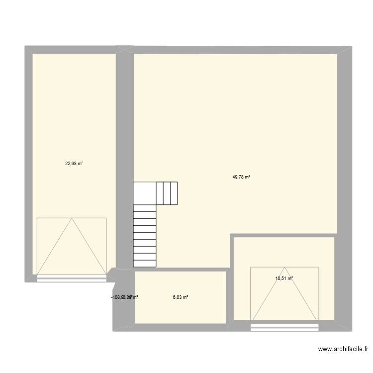 garage. Plan de 6 pièces et 102 m2